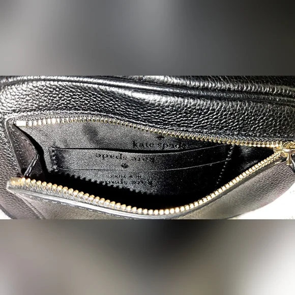 Kate Spade Rosie Pebbled Leather Black Crossbody - Picture 7 of 10